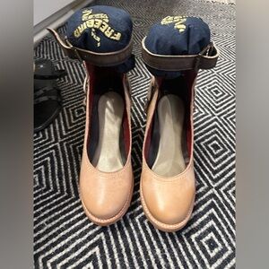 Freebird Tan Heeled Boots